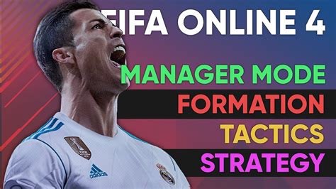 fifa online 4 manager tactic